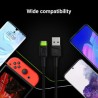 Green Cell kabel Ray USB-A - USB-C Green LED 200cm z support do Ultra Charge QC3.0 szybkie ładowania
