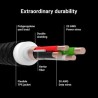 Green Cell kabel Ray USB-A - USB-C Green LED 200cm z support do Ultra Charge QC3.0 szybkie ładowania