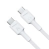 Kabel biała USB-C Type C 1, 2m Green Cell PowerStream z szybkim ładowaniem Delivery 60W, Ultra Charge, Quick Charge 3.0