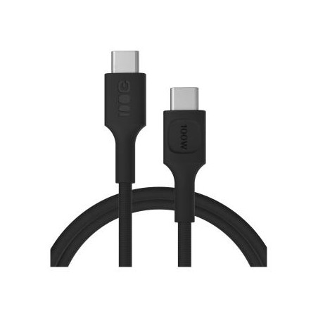 USB-C kabel 1.2m 100W Greencell PowerStream szybkie ładowania PD Panther kolor czarny