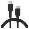 USB-C kabel 1.2m 100W Greencell PowerStream szybkie ładowania PD Panther kolor czarny