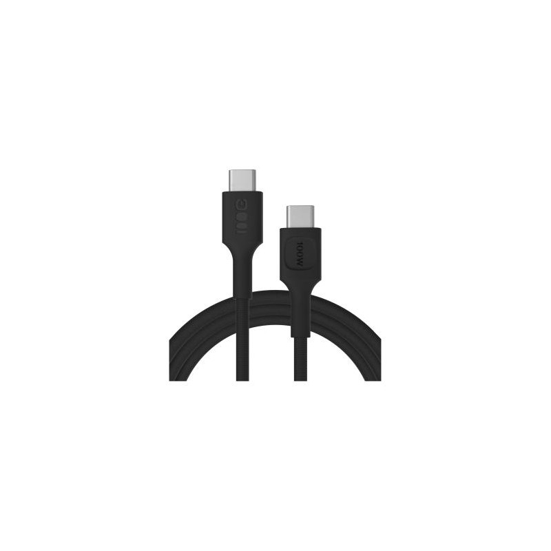 USB-C kabel 2m 100W Greencell PowerStream szybkie ładowania PD Panther kolor czarny