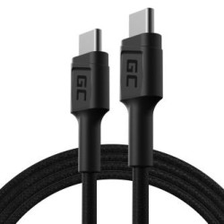 Green Cell kabel GC PowerStream USB-C - USB-C 120cm z power Delivery (60W), 480 Mbps, Ultra Charge, QC 3.0