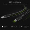 Green Cell kabel GC power Stream USB-C - Lightning 100 cm z power Delivery (Apple MFi Certified)