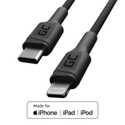 Green Cell kabel GC power Stream USB-C - Lightning 100 cm z power Delivery (Apple MFi Certified)