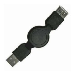 Logo Przedłużacz USB (1.1), USB A M - USB A F, 1.2m, nawijany