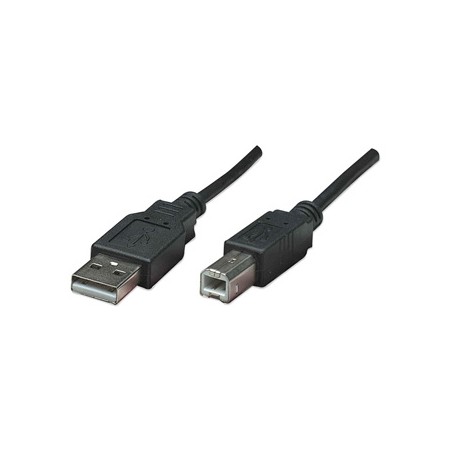Logo USB kabel (2.0), USB A M - USB B (M), 1.8m, blister