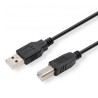 Logo USB kabel (2.0), USB A M - USB B (M), 1.8m, EOL