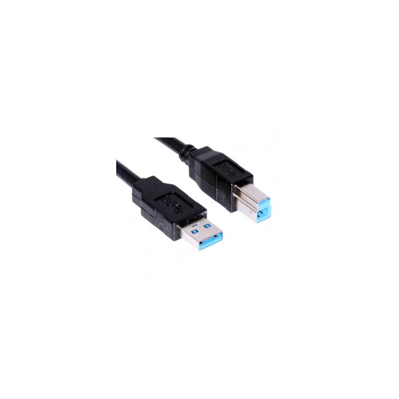 USB kabel (3.0), USB A M - USB 3.0 B (M), 1.8m, czarny
