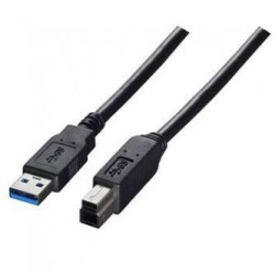 USB kabel (3.0), USB A M - USB 3.0 B (M), 1.8m, czarny