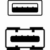 Logo Przedłużacz USB (2.0), USB A M - USB A F, 1.8m, czarna, 10-pack, cena za 1 szt.