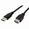 Przedłużacz USB (3.0), USB A M - USB A F, 1.8m, czarna