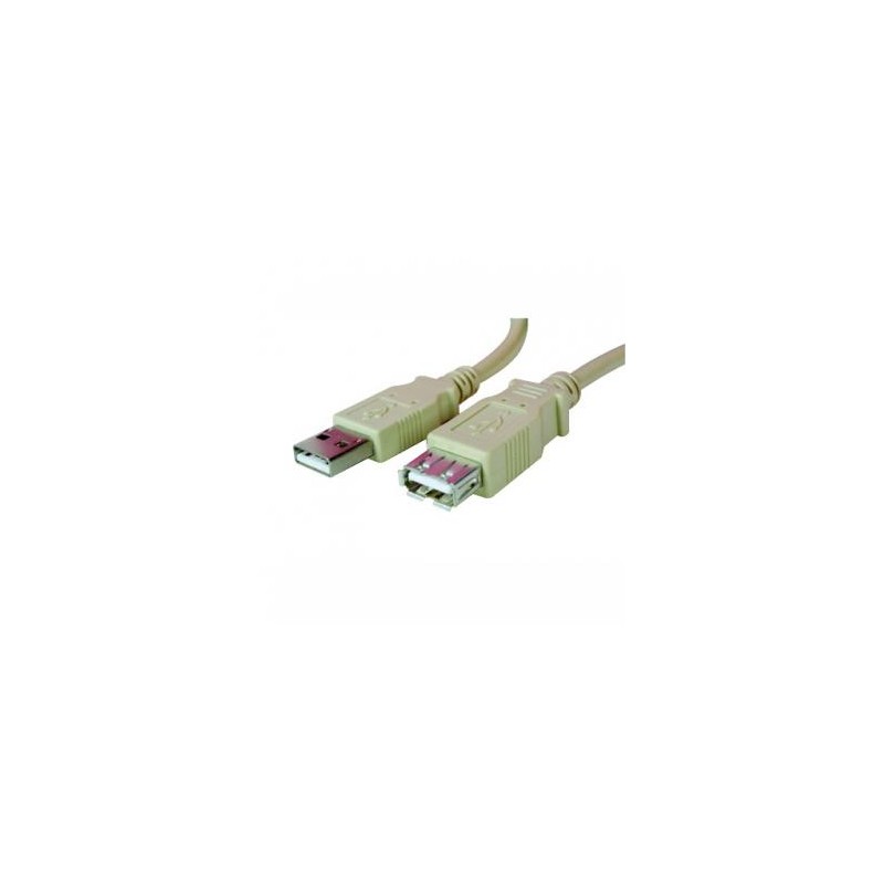 Logo Przedłużacz USB (1.1), USB A M - USB A F, 1.8m, transfer 480Mb/s