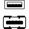 Logo Przedłużacz USB (2.0), USB A M - USB A F, 5m, szary