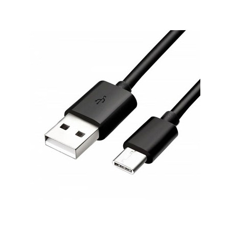 Logo USB kabel (2.0), USB A M - USB C (M), 1m, czarny, blister, EOL