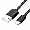Logo USB kabel (2.0), USB A M - USB C (M), 1m, czarny, blister, EOL