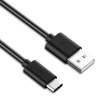 Logo USB kabel (2.0), USB A M - USB C (M), 1m, czarny, blister, EOL