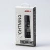 Logo USB kabel (2.0), USB A M - Apple Lightning M, 2m, certyfikat MFi, czarny, box, oplot nylonowy, aluminiowa osłona złącza, EO