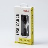 Logo USB kabel (3.2 gen 1), USB C (M) - USB C (M), 1m, 5 Gb/s, 5V/3A, czarny, box, oplot nylonowy, aluminiowa osłona złącza, EOL