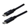 USB kabel (3.2 gen 1), USB C (M) - USB C (M), 2m, 5 Gb/s, 5V/3A, czarny, EOL