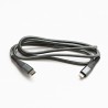Logo USB kabel (2.0), USB C (M) - Apple Lightning M, 2m, certyfikat MFi, srebrny, box, oplot nylonowy, aluminiowa osłona złącza,