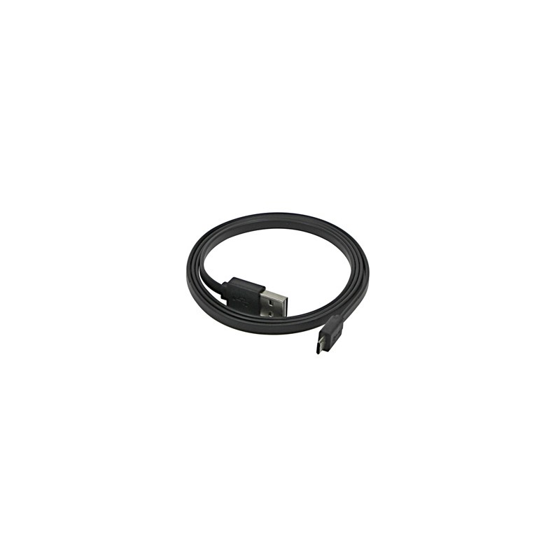 Logo USB kabel (2.0), USB A (M) reversible - microUSB reversible (M), 1m, reversible, czarny, blister, EOL
