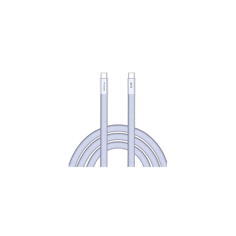 Verbatim USB-C kabel SoftTouch USB C (M) - USB C (M), 60W, 1.2m, fiolet, box, 30275