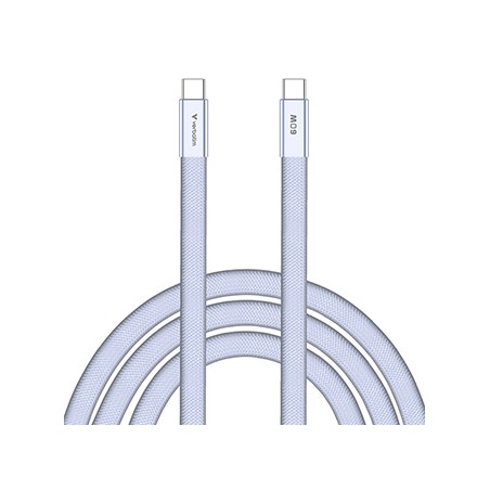 Verbatim USB-C kabel SoftTouch USB C (M) - USB C (M), 60W, 1.2m, fiolet, box, 30275