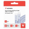 Verbatim USB-C kabel SoftTouch USB C (M) - USB C (M), 60W, 1.2m, fiolet, box, 30275
