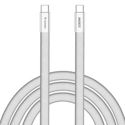Verbatim USB-C kabel SoftTouch USB C (M) - USB C (M), 100W, 1.2m, Biały, box, 30277