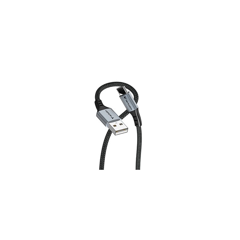 Verbatim USB kabel USB A M - USB C (M), 18W, 1.2m, czarny, box, 31843