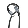Verbatim USB kabel USB C (M) - USB lightning (M), 60W, 1.2m, czarny, box, 31844