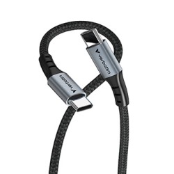 Verbatim USB kabel USB C (M) - USB C (M), 60W, 1.2m, czarny, box, 31845