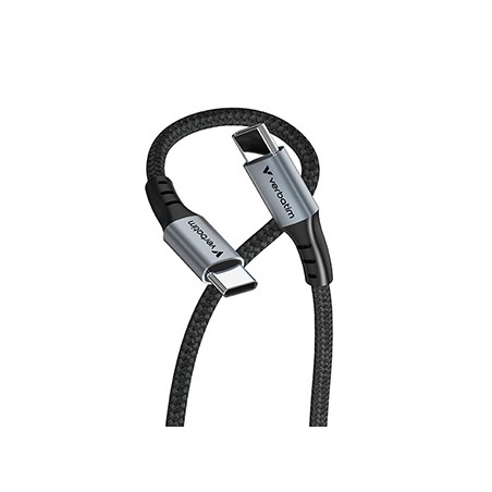Verbatim USB kabel USB C (M) - USB C (M), 100W, 1.2m, czarny, box, 31846