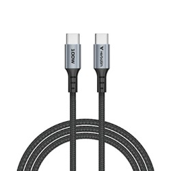 Verbatim USB kabel USB C (M) - USB C (M), 100W, 1.2m, czarny, box, 31846