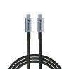 Verbatim USB kabel USB C (M) - USB C (M), 240W, 1.2m, czarny, box, 31847