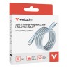 Verbatim USB-C kabel USB C (M) - USB C (M), 60W, 1.2m, magnetyczny, niebieski, box, 31852
