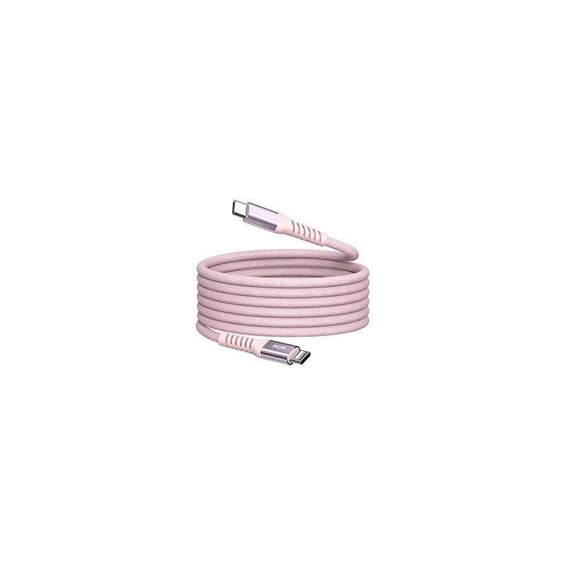 Verbatim USB-C kabel USB C (M) - USB C (M), 60W, 1.2m, magnetyczny, różowy, box, 31853