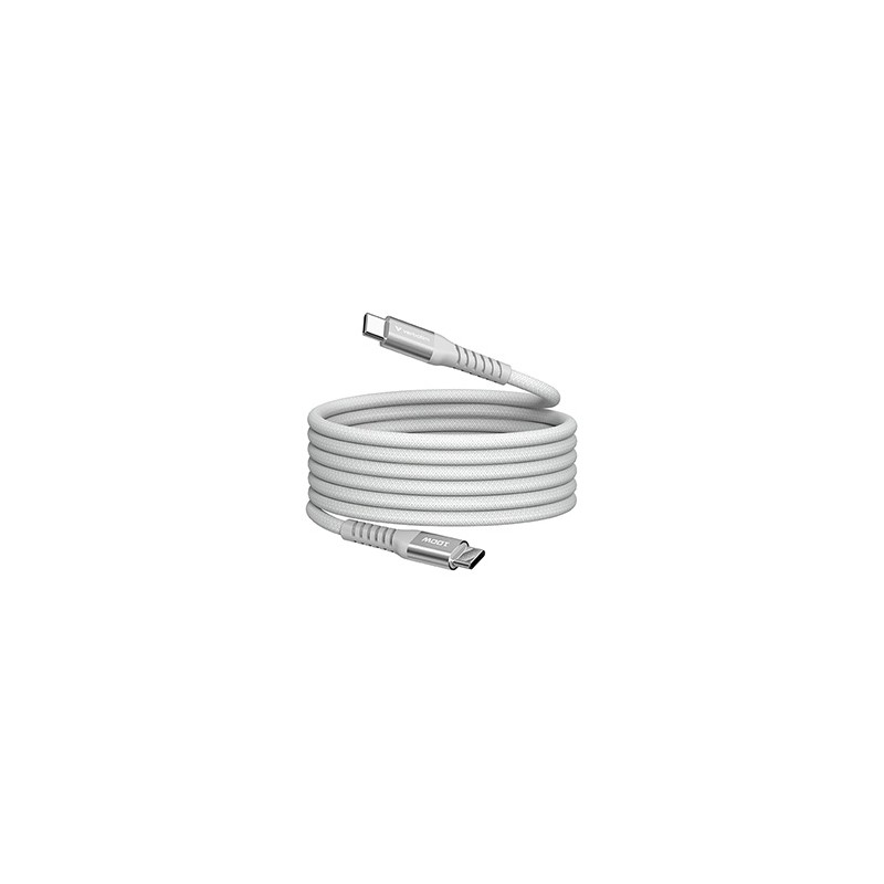 Verbatim USB-C kabel USB C (M) - USB C (M), 100W, 1.2m, magnetyczny, szary, box, 31854