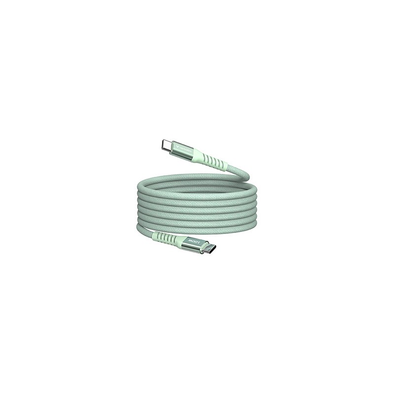 Verbatim USB-C kabel USB C (M) - USB C (M), 100W, 1.2m, magnetyczny, zielony, box, 31855