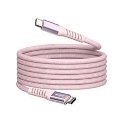 Verbatim USB-C kabel USB C (M) - USB C (M), 100W, 1.2m, magnetyczny, różowy, box, 31857