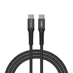 Verbatim USB-C kabel USB C (M) - USB C (M), 100W, 1.2m, magnetyczny, czarny, box, 31863