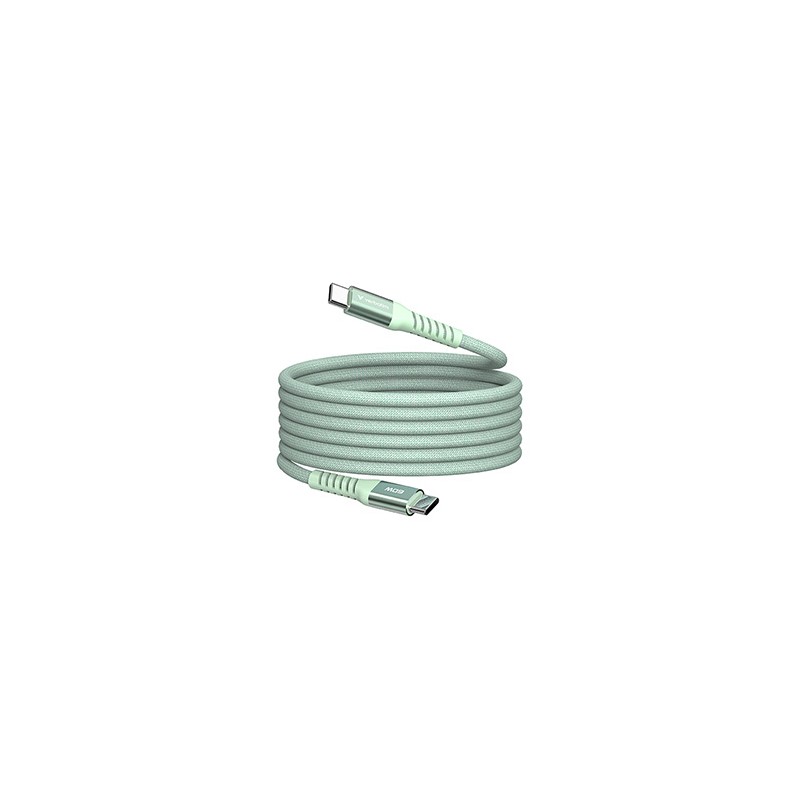 Verbatim USB-C kabel USB C (M) - USB C (M), 60W, 1.2m, magnetyczny, zielony, box, 31864
