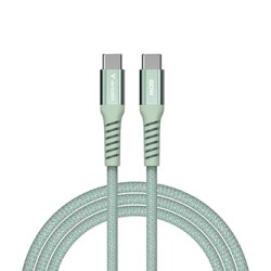 Verbatim USB-C kabel USB C (M) - USB C (M), 60W, 1.2m, magnetyczny, zielony, box, 31864