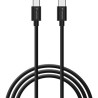Verbatim USB kabel USB C (M) - USB C (M), 60W, 1m, czarno-biały, box, 32391