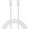 Verbatim USB kabel USB C (M) - USB C (M), 60W, 1m, czarno-biały, box, 32391