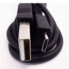 USB kabel (2.0), USB A M - microUSB (M), 3m, czarny