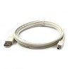 USB kabel (2.0), USB A M - 4-pin M, 1.8m, biały, MITSUMI, EOL