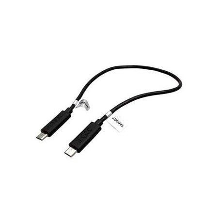 USB kabel (2.0), microUSB (M) - microUSB (M), 0.3m, OTG, czarny
