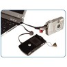 Logo USB kabel (2.0), USB A M - microUSB (M), 0.3m, czarny, blister, smycz na nadgarstek, EOL